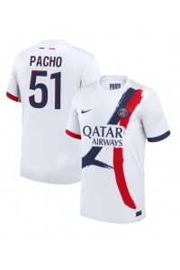 Fotbalové Dres Paris Saint-Germain Willian Pacho #51 Venkovní Oblečení 2024-25 Krátký Rukáv